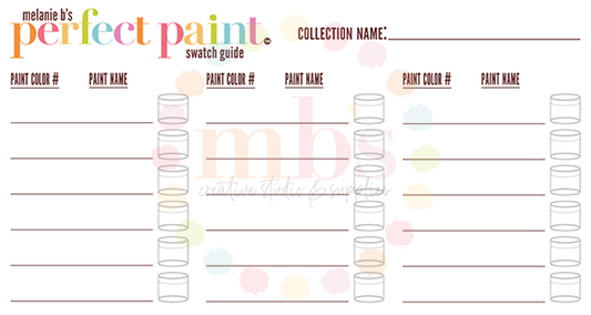 MB's Digital Downloadable & Printable Guide: PERFECT PAINT