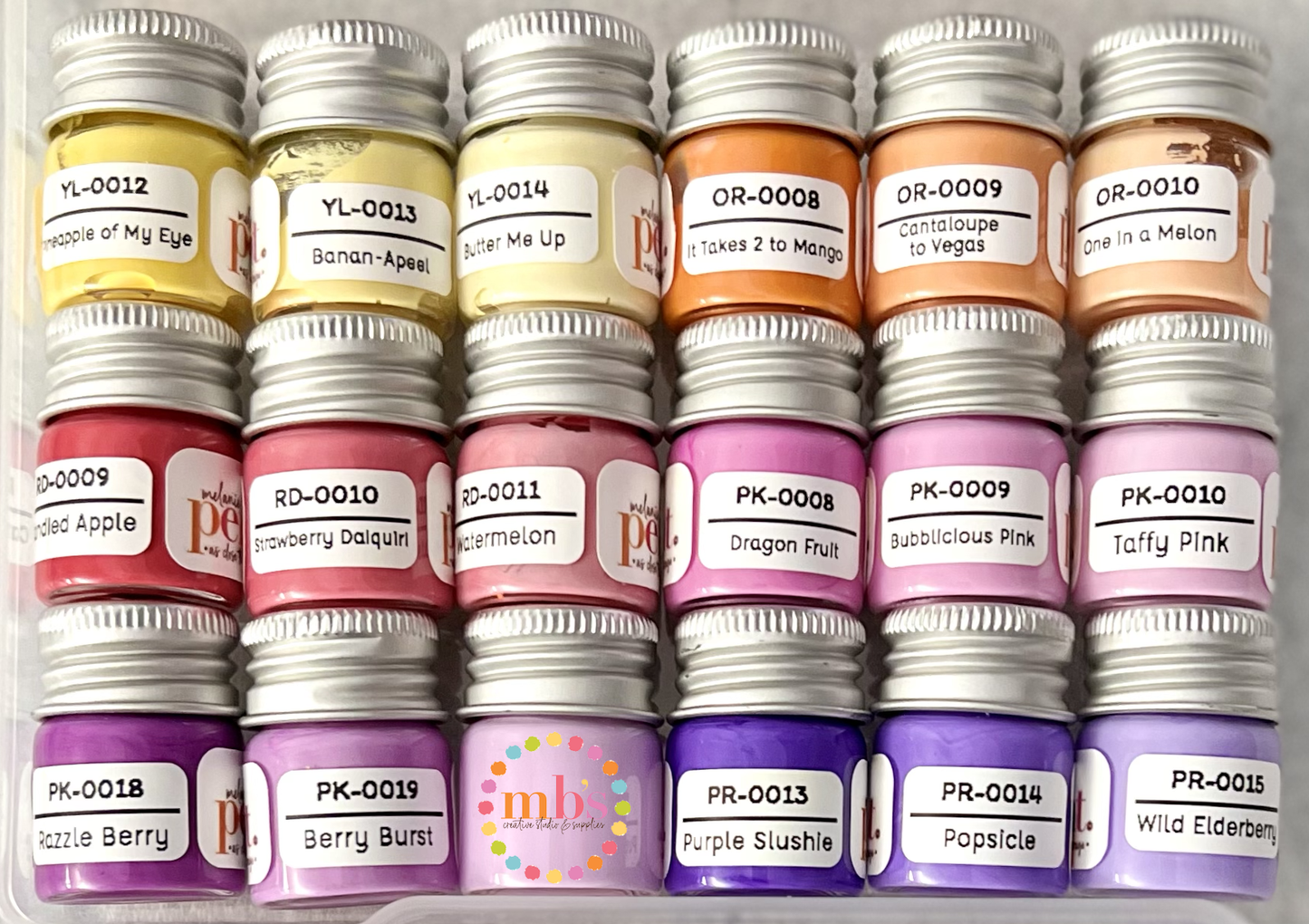 Melanie B's Handmade Acrylic "Perfect Paint" - CHARLESTON SUNSET Collection