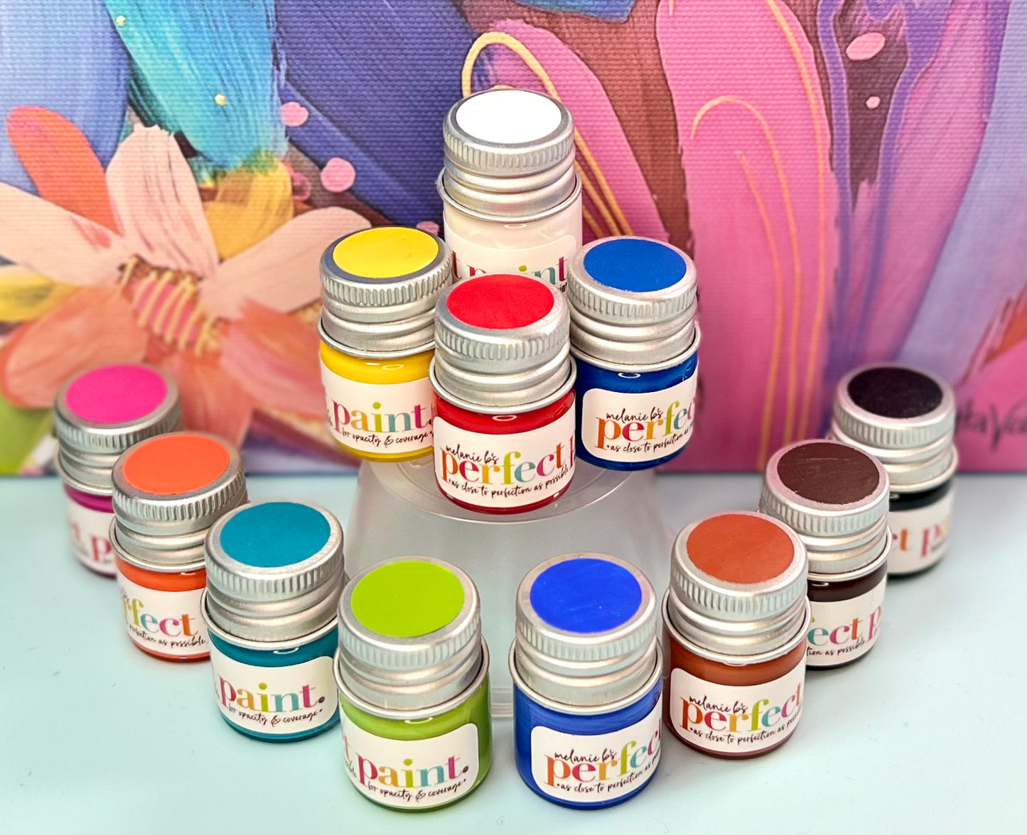 PRE-ORDER: Melanie B's Handmade Acrylic "Perfect Paint" - THE MIXERS Collection