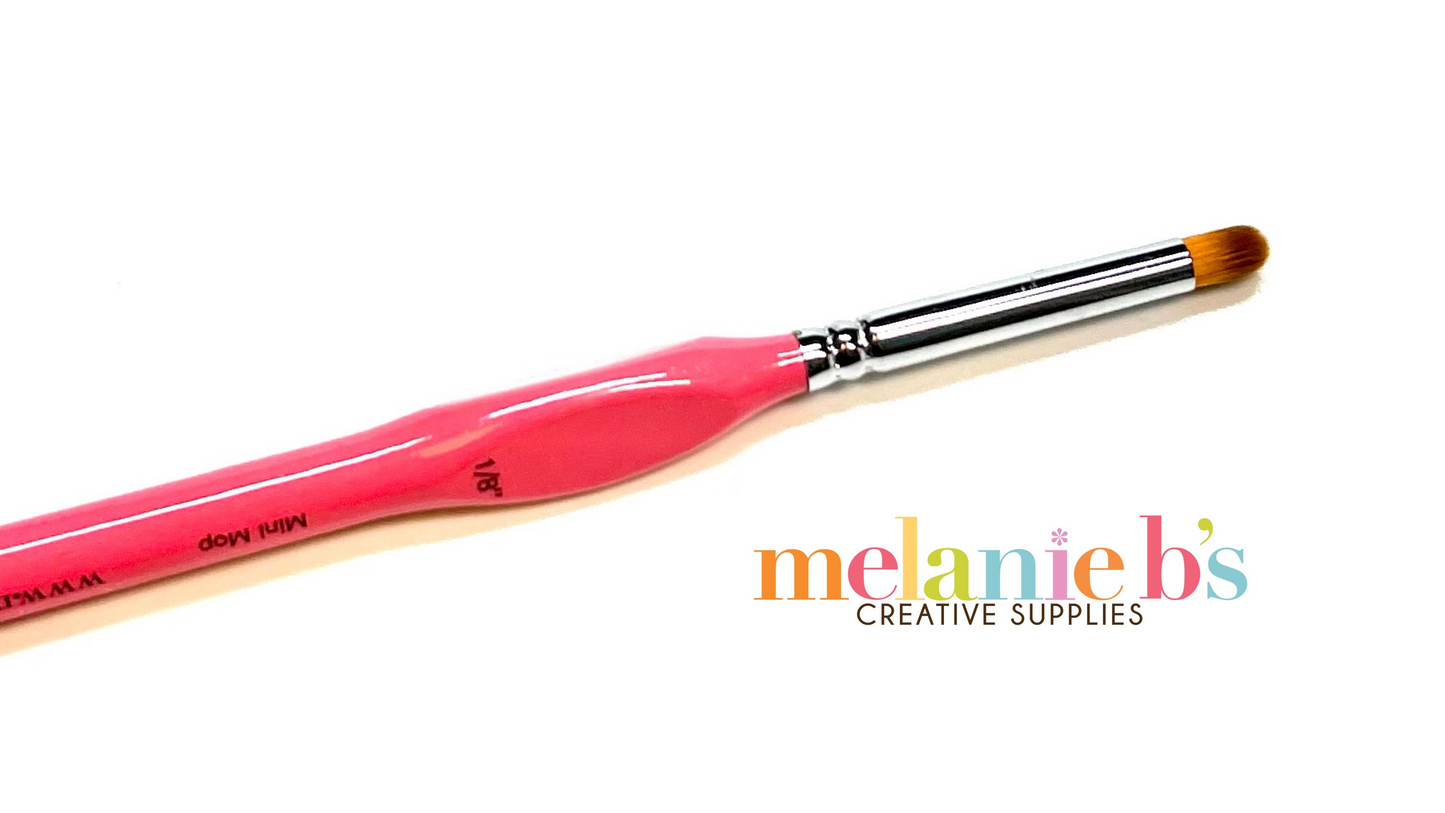 Melanie B's Custom MINI BLENDING 5-Piece Paint Brush Set: {SALMON PINK}