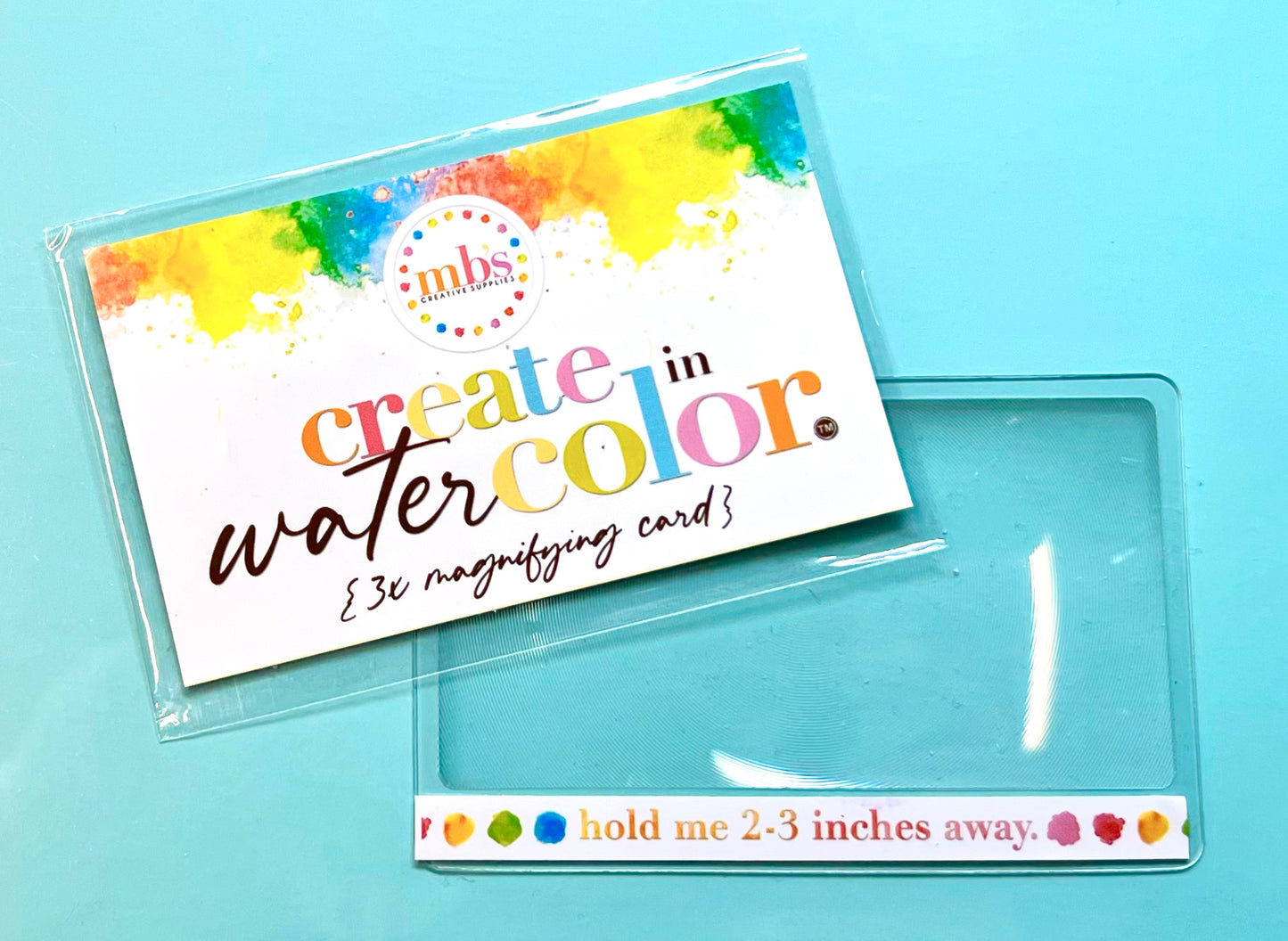 MB’s Create in WaterColor Paint by Number Kit: RAINBOW WORLD MAP