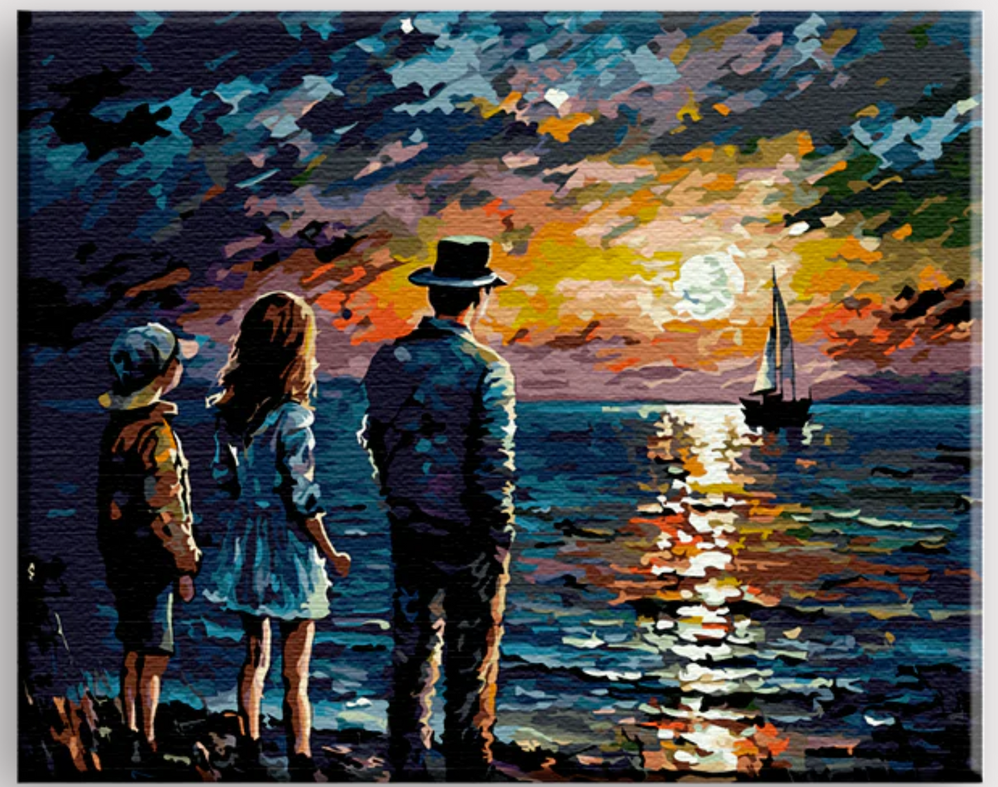 Norgeson & Melanie B. Paint by Number Kit Collection - "Seaside Serenity"