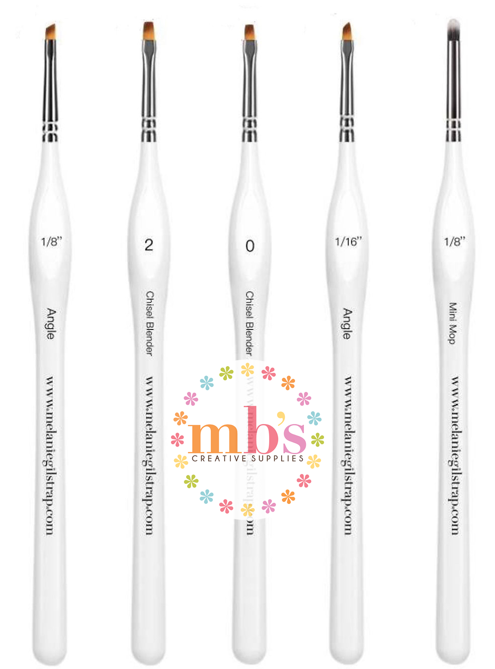 White 5-Pc Blending Set