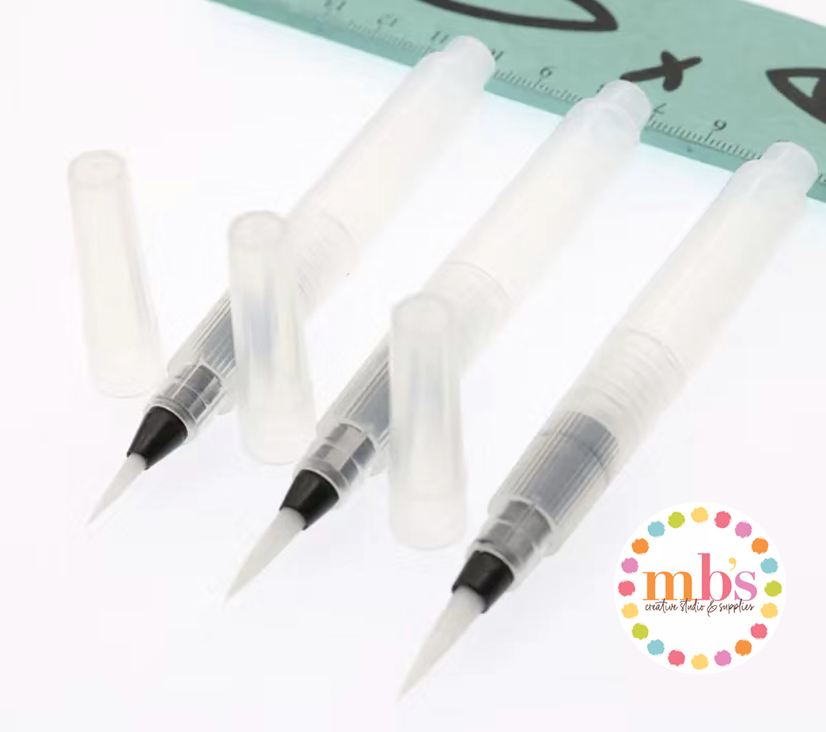 Watercolor Waterbrushes Refillable Paint Brushes - Set of 3 {S, M, L}