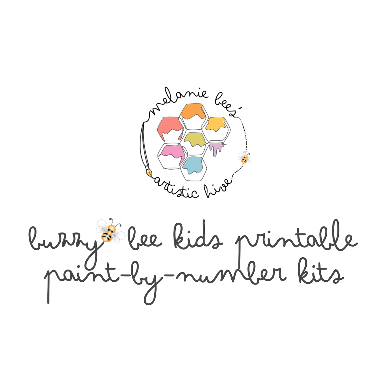 buzzy bee kids printable pbn kits.