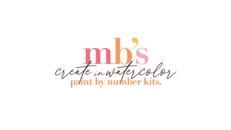 mb's create in watercolor pbn kits.