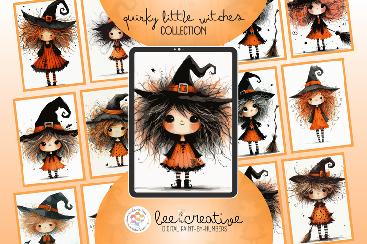 bee creative collection - quirky little witches.