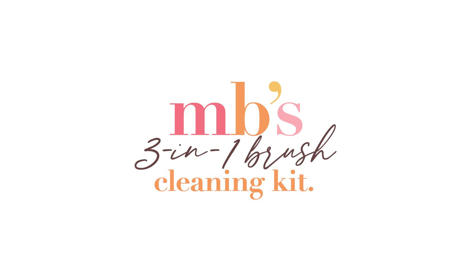 mb's 3-in-1 brush cleaning first aid kit.