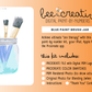 BEE CREATIVE Digital Paint by Number Kit {for Procreate} - BLUE PAINTBRUSH JAR