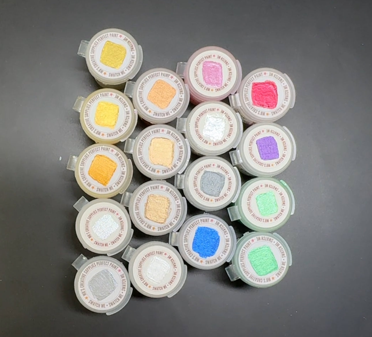 LIMITED EDITION Perfect Paint Glimmer Collection - TREASURE CHEST: RARE GEMS Singles