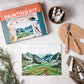 Cate Paper Co - Kit de pintura con espátula MOUNTAIN VALLEY (NO es una pintura por números)