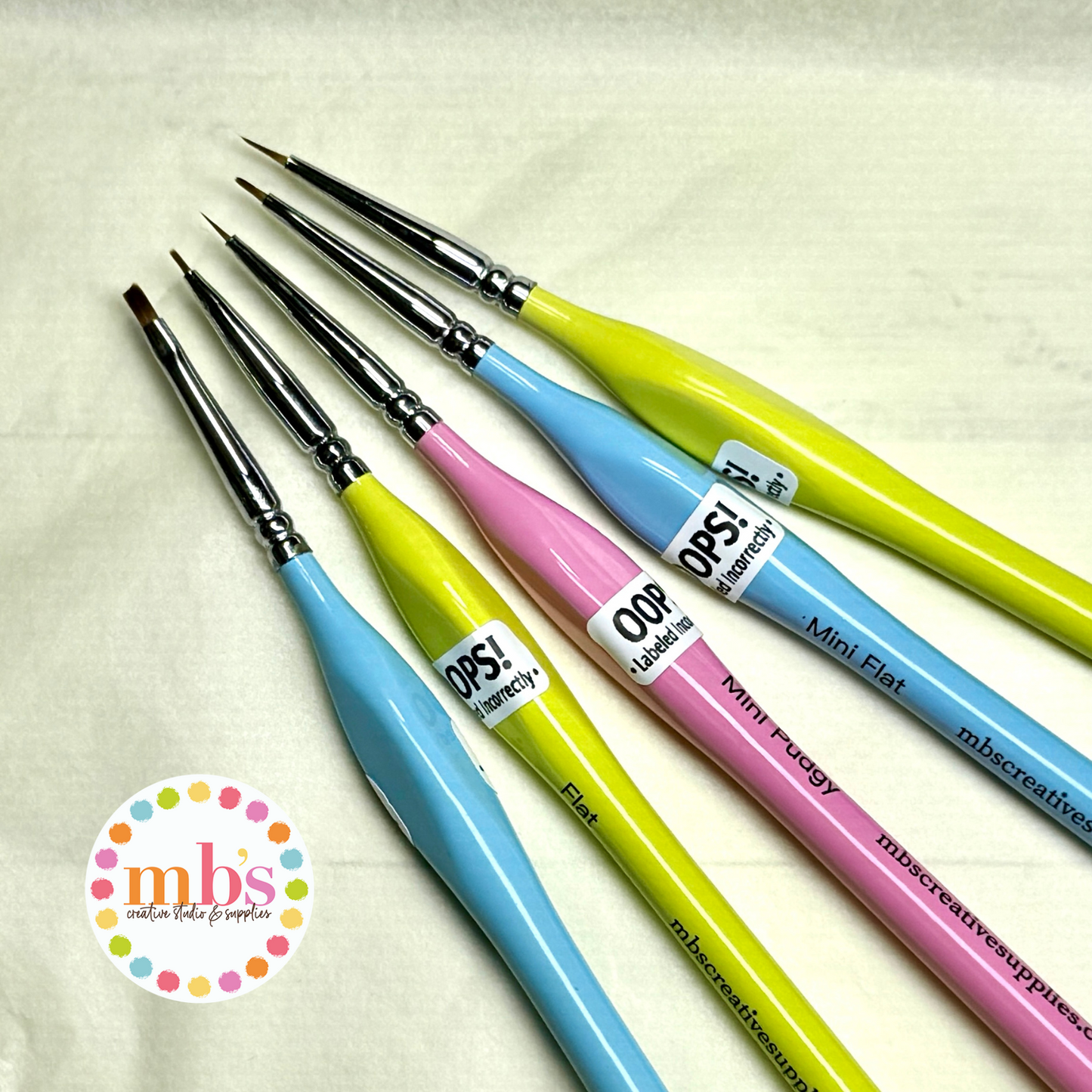 MB's Custom OOPS! Paint Brushes GRAB BAGS  - VERY LIMITED QUANTITIES