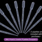 Set of 4 - 3ml Plastic Pipettes {for Dispensing Flow Improver or Liquids}