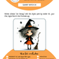 BEE CREATIVE Digital Paint by Number Kit {for Procreate} - QUIRKY WITCH 03