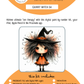 BEE CREATIVE Digital Paint by Number Kit {for Procreate} - QUIRKY WITCH 04