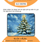 BEE CREATIVE Digital Paint by Number Kit {for Procreate} - BLUE CHRISTMAS