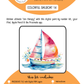 BEE CREATIVE Digital Paint by Number Kit {for Procreate} - COLORFUL SAILBOAT 14