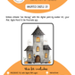 BEE CREATIVE Digital Paint by Number Kit {for Procreate} - HAUNTED CASTLE 01