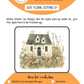 BEE CREATIVE Digital Paint by Number Kit {for Procreate} - CUTE FLORAL COTTAGE 01