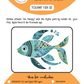 BEE CREATIVE Digital Paint by Number Kit {for Procreate} - FOLK ART FISH 02