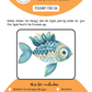 BEE CREATIVE Digital Paint by Number Kit {for Procreate} - FOLK ART FISH 04