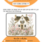 BEE CREATIVE Digital Paint by Number Kit {for Procreate} - CUTE FLORAL COTTAGE 17