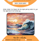 BEE CREATIVE Digital Paint by Number Kit {for Procreate} - PASTEL OCEAN SUNSET