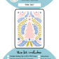 BEE AESTHETIC Printable Painting Kit - PINK CHRISTMAS TREE