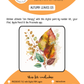 Kit de pintura por números imprimible "ABEJA ARTÍSTICA" - HOJAS DE OTOÑO 03