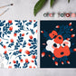 Cate Paper Co - RED, WHITE, & BLOOM Paint-By-Numbers PBN kit