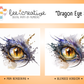 BEE CREATIVE Digital Paint by Number Kit {for Procreate} - DRAGON EYE 5