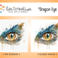 BEE CREATIVE Digital Paint by Number Kit {for Procreate} - DRAGON EYE 9