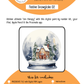 BEE CREATIVE Digital Paint by Number Kit {for Procreate} - FESTIVE SNOWGLOBE 02