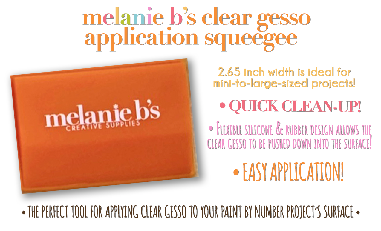 MB'S Clear Gesso Application Squeegee