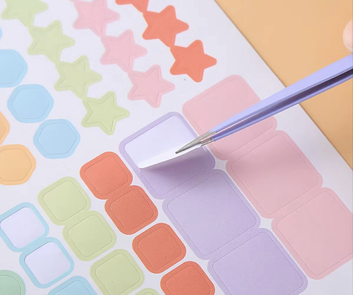 2-Pc Colorful Tweezers Set {Diamond Painting, Placing Labels, Stickers, Rhinestones}