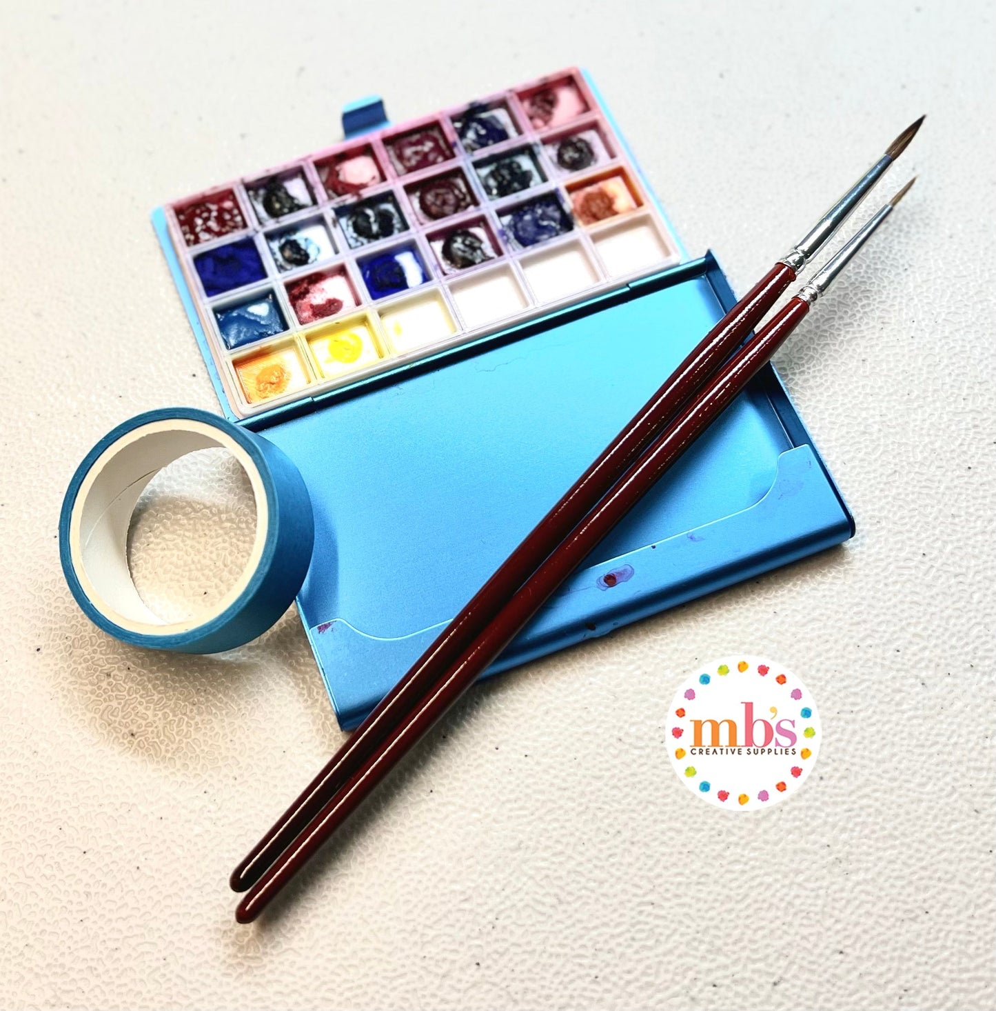 MB’s Create in WaterColor Paint by Number PBN Kit: COLORFUL OCEAN SUNSET