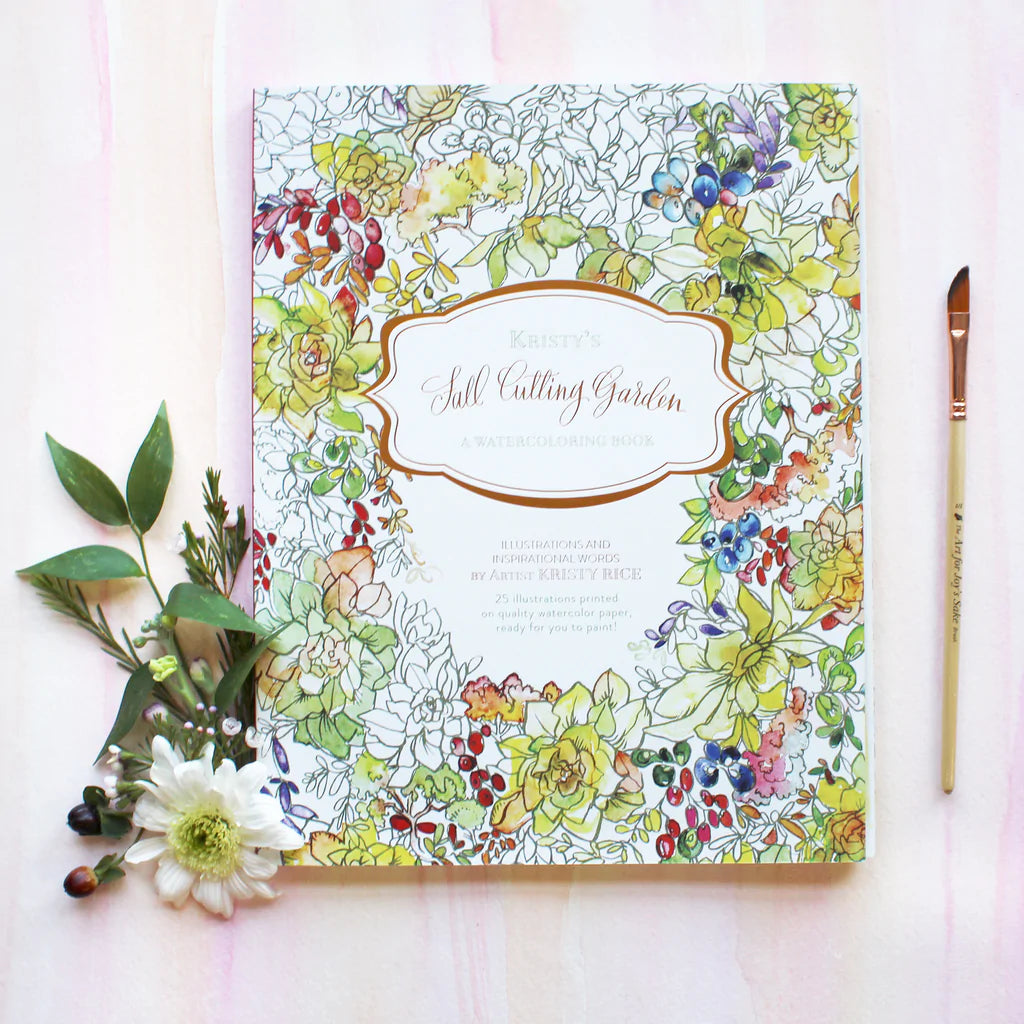 Watercolor Paintable Coloring Books - “Painterly Days: The Fall Cuttin –  Melanie B's Creative Supplies