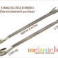 Stainless Steel Paint Spoon 3: Two-Sided Measuring & Mixing