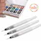 Watercolor Waterbrushes Refillable Paint Brushes - Set of 3 {S, M, L}